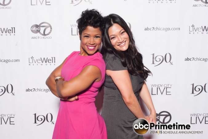 abc7 windy city live stars val warner, ji suk yi, make celebrity appearance on the step and repeat