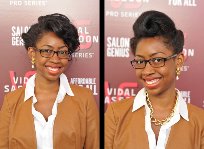Private before and after blogger  beauty event sponsored by Vidal Sassoon, before after photography by fab photo.