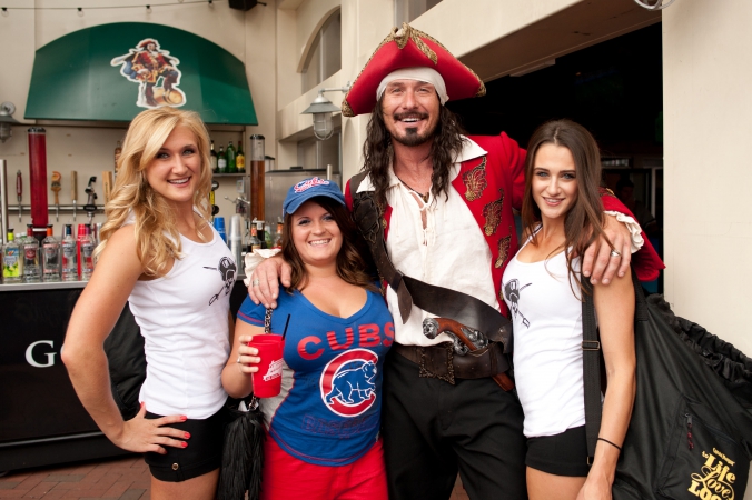 Captain Morgan makes personal appearance at promotional event in Wrigleyville, event photography by fab photo chicago.