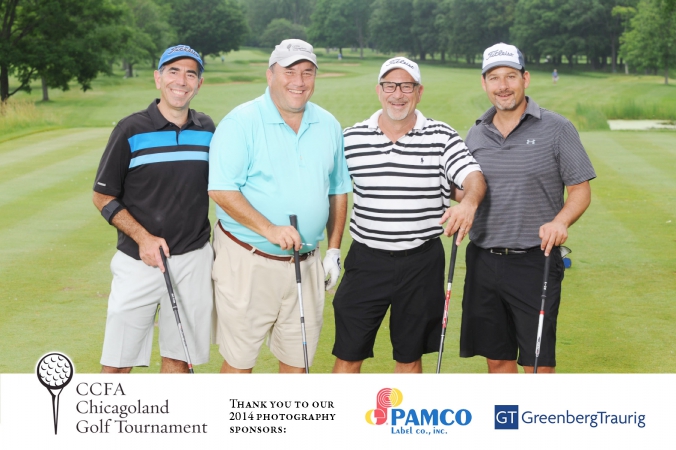 photo taken and printed instantly on the course, handed to the players just after they teed off, skokie country club, ccfa annual golf event, photography by FAB PHOTO