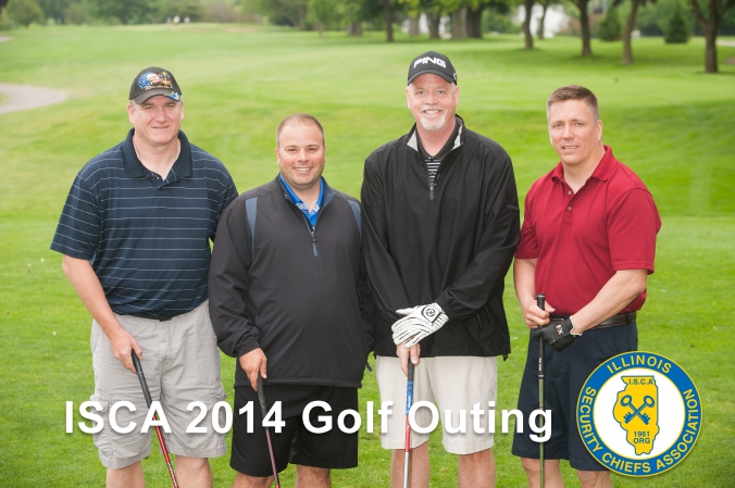 foursome golf photo, illinois security chiefs annual golf outing, sliver lake